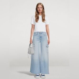 MOTHER The Undercover Wide-Leg Cargo Jeans